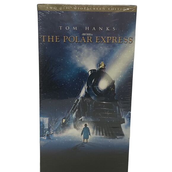 The Polar Express Starring Tom Hanks 2 Disc DVDs 2005 Widescreen Edition New - Picture 2 of 9
